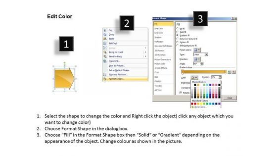 Editable Ppt Background Arrow Communication Process PowerPoint Presentation 6 Stages 2 Graphic