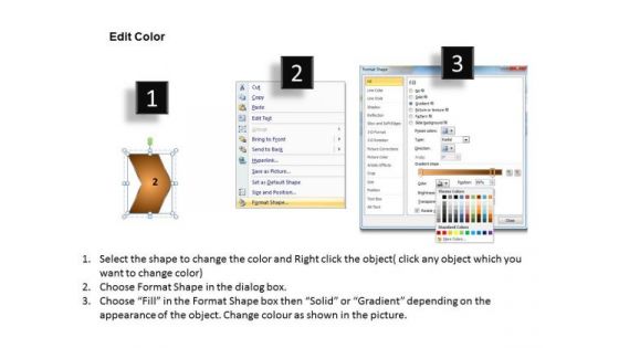 Editable Ppt Background Sequential Representation Of 5 Steps Using Arrows 3 Graphic