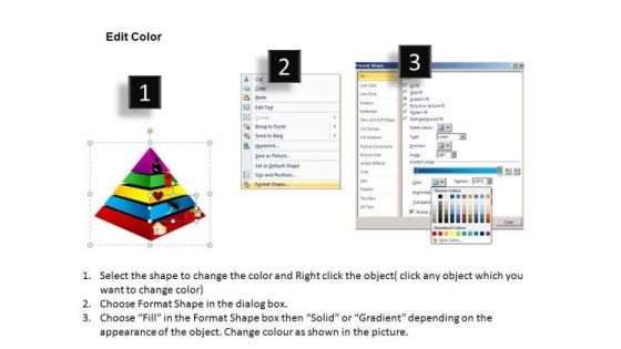 Editable Ppt Diagrams With Pyramids Maslows Slides