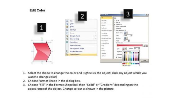 Editable Ppt Sequential Demonstration By 4 Arrows Business Communication PowerPoint Image