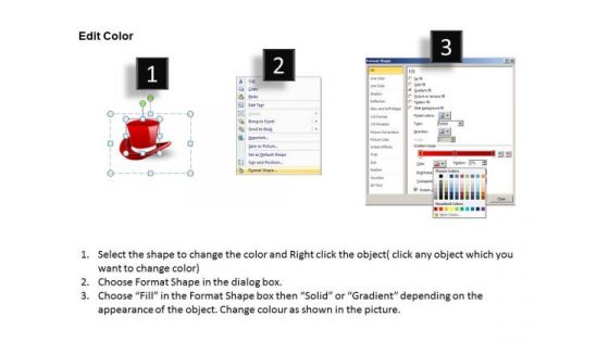 Editable Ppt Slides Debonos Six Thinking Hats Process PowerPoint Templates