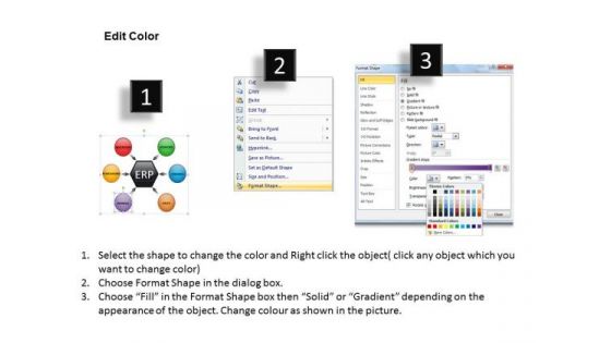 Editable Ppt Slides Hexagon Process With Spherical Stages PowerPoint Templates