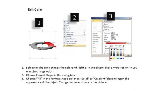Editable Ppt Slides Process Circular Arrows PowerPoint Templates