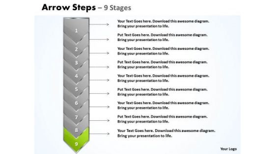 Editable Ppt Template Arrow 9 Power Point Stage Communication Skills PowerPoint 10 Graphic