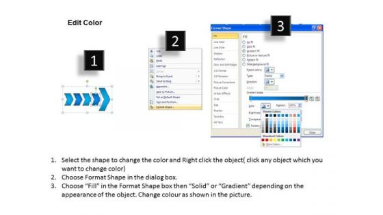 Editable Ppt Template Serial Representation Of 12 Circular Arrows PowerPoint 2010 Image