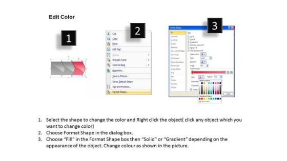 Editable Ppt Theme Continuous PowerPoint Presentation By 3 Arrows 2010 4 Design