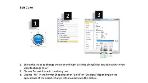 Editable Process Flow Charts 7 Stages PowerPoint Slides