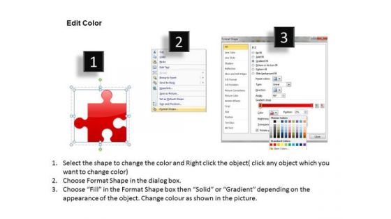 Editable Puzzle Diagram For PowerPoint Slides And Strategy Ppt