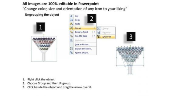 Editable Stages Funnel Diagram Graphic For PowerPoint Slides Ppt Templates