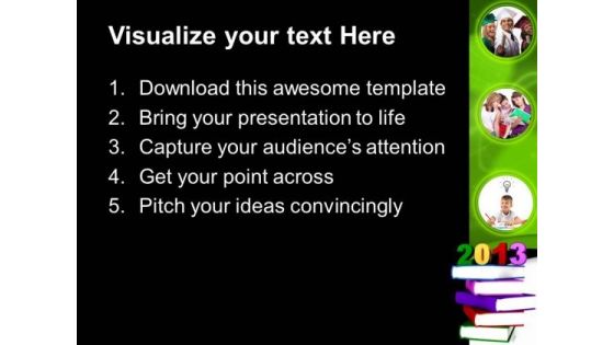 Education 2013 Books Future PowerPoint Templates And PowerPoint Themes 0712