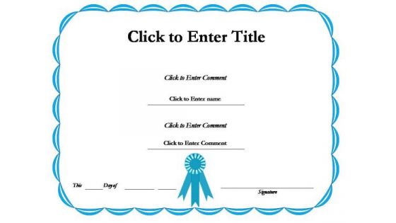 Education Achievement Certificate PowerPoint Templates