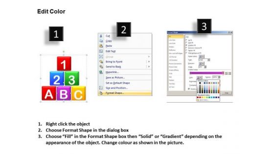 Education Building Blocks With 1 2 3 A B C Text PowerPoint Slide Templates