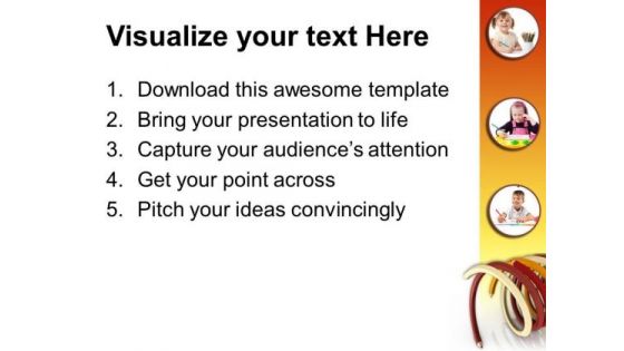 Education Concept With Pencils PowerPoint Templates Ppt Backgrounds For Slides 0413