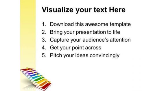 Education On Book As Staircase Future PowerPoint Templates And PowerPoint Themes 0912
