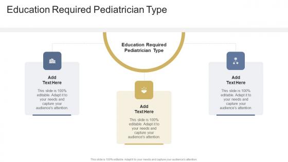 Education Required Pediatrician Type In Powerpoint And Google Slides Cpb