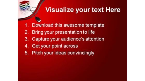Educational Books PowerPoint Templates And PowerPoint Themes 0812
