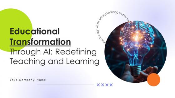 Educational Transformation Through AI Redefining Teaching And Learning AI CD V