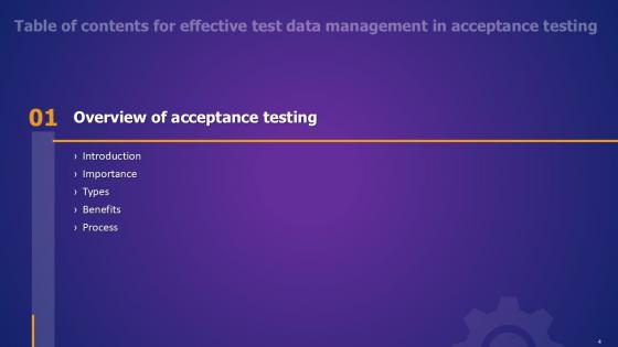 Effective Test Data Management in Acceptance Testing PPT Example