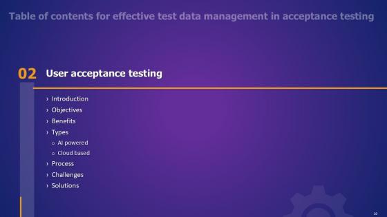 Effective Test Data Management in Acceptance Testing PPT Example