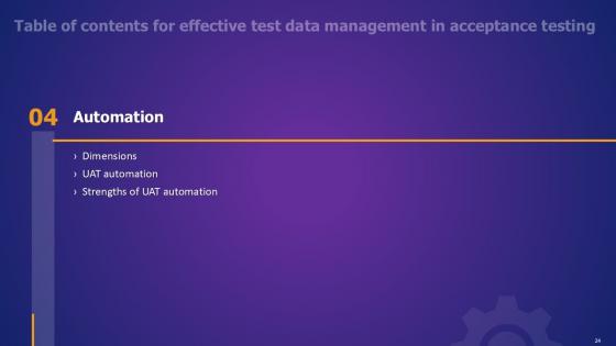 Effective Test Data Management in Acceptance Testing PPT Example