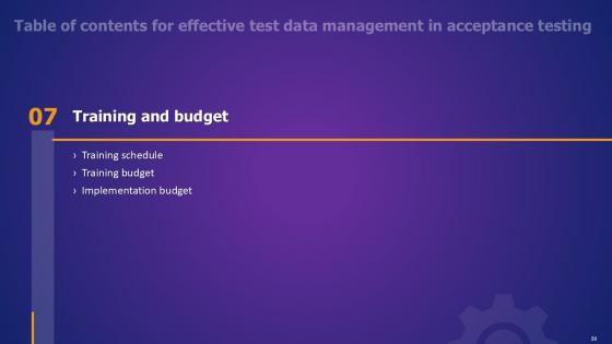 Effective Test Data Management in Acceptance Testing PPT Example