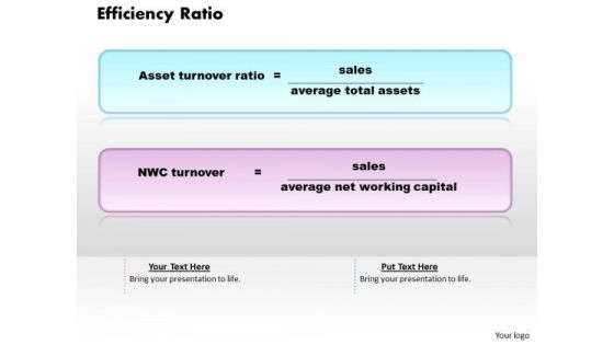 Efficiency Ratio Business PowerPoint Presentation