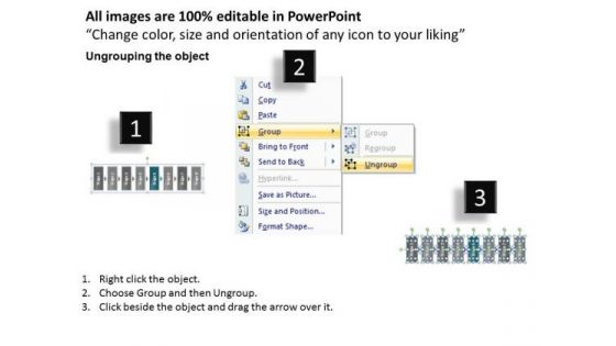 Eight Stages To Execute The Plan Business Sales Process Flow Chart PowerPoint Slides