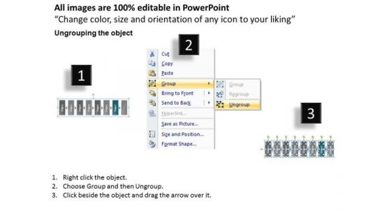 Eight Stages To Execute The Plan Freeware Flowchart PowerPoint Slides