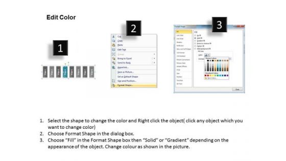 Eight Stages To Execute The Plan Sales Process Flow Chart PowerPoint Slides