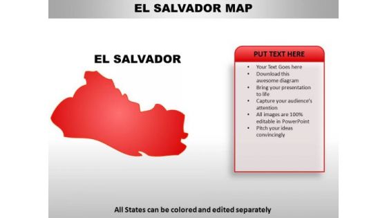 El Salvador PowerPoint Maps