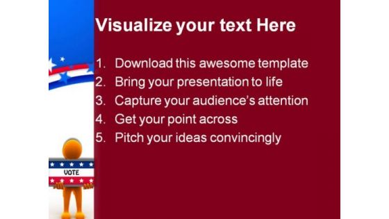 Election Time Americana PowerPoint Themes And PowerPoint Slides 0511