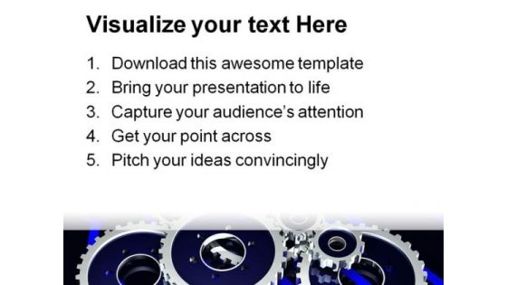 Electronic Machinery Industrial PowerPoint Background And Template 1210