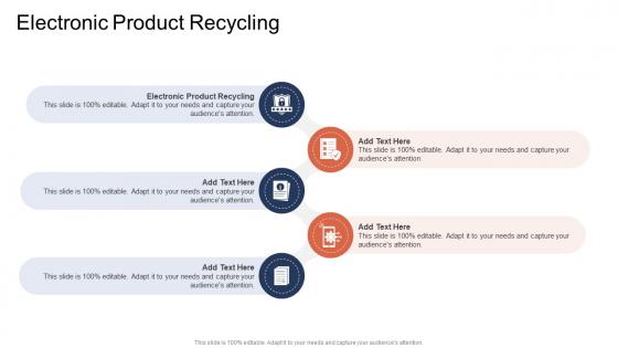 Electronic Product Recycling In Powerpoint And Google Slides Cpb