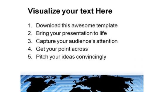 Electronic World Technology PowerPoint Themes And PowerPoint Slides 0611
