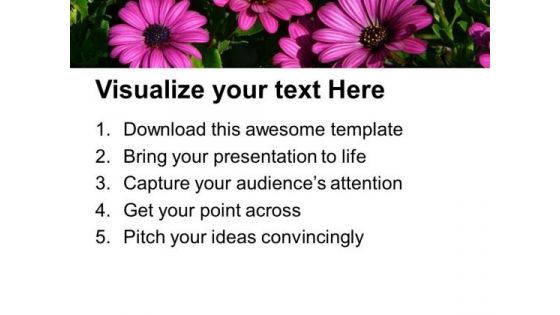 Elegant Composition Of Gerbera Flowers PowerPoint Templates Ppt Backgrounds For Slides 1212