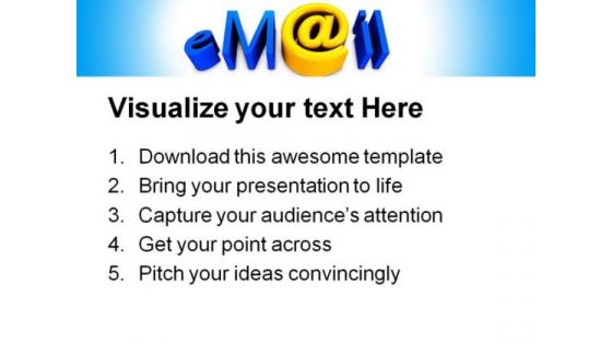 Email01 Internet PowerPoint Templates And PowerPoint Backgrounds 0411