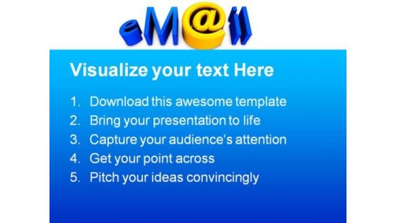 Email01 Internet PowerPoint Themes And PowerPoint Slides 0411