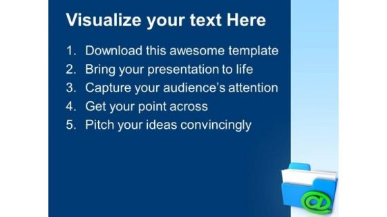 Email Folder Internet PowerPoint Templates And PowerPoint Themes 0812