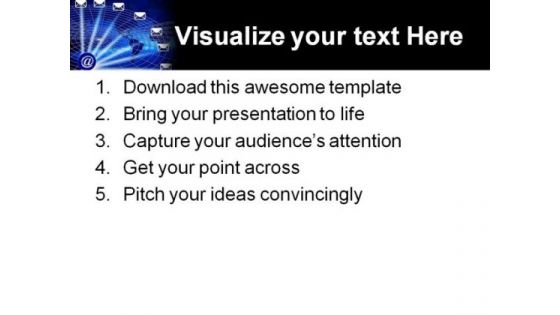 Email Illustration Internet PowerPoint Templates And PowerPoint Backgrounds 0511