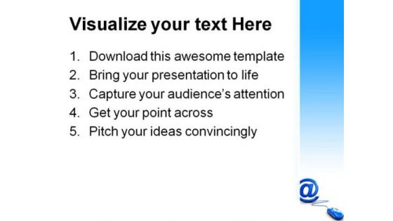 Email Internet PowerPoint Themes And PowerPoint Slides 0211