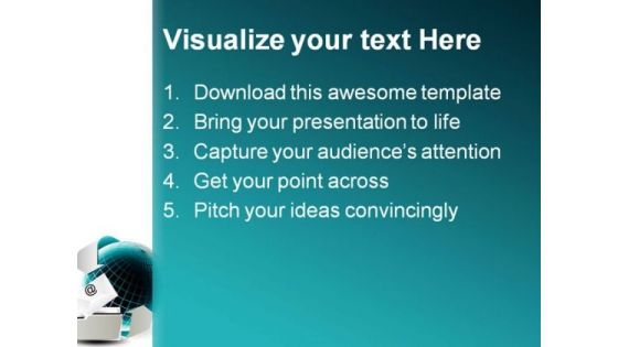 Email Internet PowerPoint Themes And PowerPoint Slides 0411