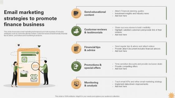 Email Marketing Strategies To Promote Strategy For Launching A Financial Strategy SS V