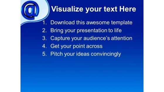 Email Sign Internet PowerPoint Templates And PowerPoint Themes 0712