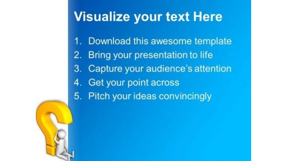 Emerging Questions In Human Mind PowerPoint Templates Ppt Backgrounds For Slides 0813