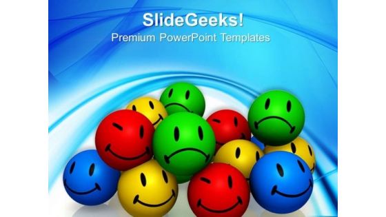 Emotion Icons Shapes PowerPoint Templates And PowerPoint Themes 0812