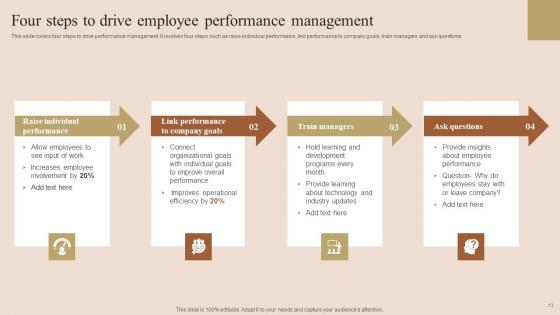 Employee Performance Improvement Techniques Ppt Powerpoint Presentation Complete Deck With Slides