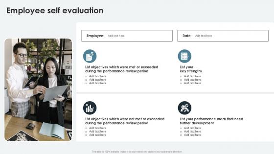 Employee Self Evaluation PPT Template SS
