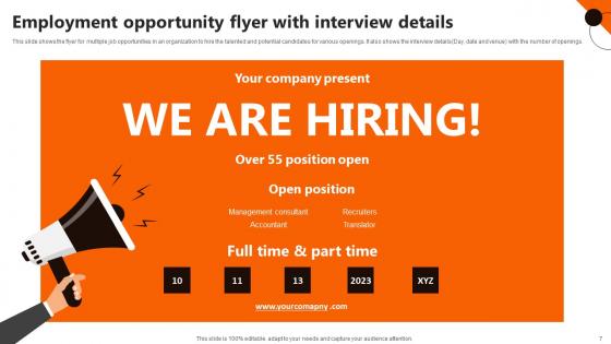 Employment Opportunity Ppt Powerpoint Presentation Complete Deck With Slides