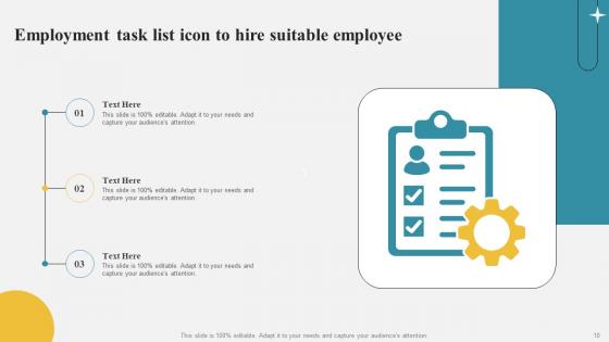 Employment Task List Ppt Powerpoint Presentation Complete Deck With Slides