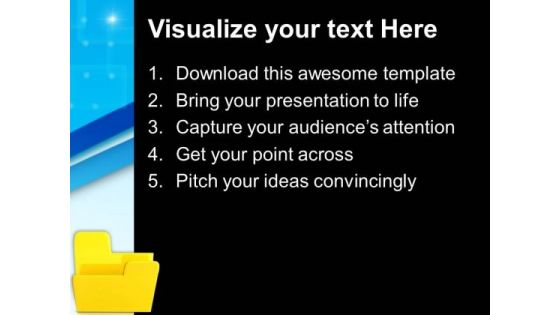 Empty Folder Computer PowerPoint Templates And PowerPoint Themes 0812